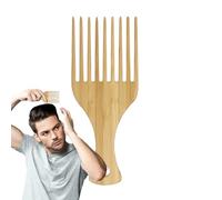 Wide Tooth Comb For Wet Hair - Curly Hair Styling Comb, Organic Wooden Beard Mustache C0mb, Detangling Hairbrush for Men Women | Salon Barber Hairdressing Tool for Daily Grooming and Hairstyling