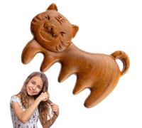 Wide Tooth Comb - Hair Combs Sandalwood Head Massager - Wood Comb to Reduce Stress Gift for Family Friends Colleagues