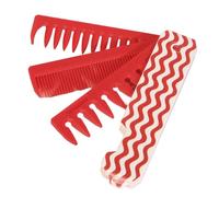Wide Tooth Comb - Travel Comb Fine Tooth & Wide Tooth,Folding Styling Tool for Women Girls, Portable Detangling Combing Hair Brush for Hair, Beards and Mustaches