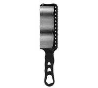 Wide Tooth Comb, Wide Tooth & Flat Top Barber Professional Clipper Combs Comb For Curly Hair with Non-Slip Handle for Professional and Personal Use