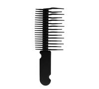 Wide Tooth Design Detangler Comb, Curly Hair Detangling Comb, Wet and Dry Hair Comb, Hair Detangling Combs 22x8.5x1cm for Women, Long Hairs, Indoor, Outdoor, Black Color