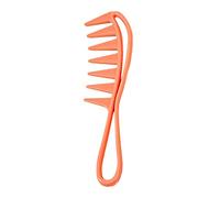 Wide Tooth Hairdressing Multi-color Wide-tooth Styling Comb Men Retro Oil Head Back Hair Comb Household Hollow Green ABS Detangling Hair Styling Tool