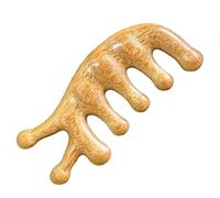 Wide Tooth Wooden Comb for Scalp Massage - Natural Handmade Detangling Grooming Tool, Anti Static Relaxing Head Accessory, Lightweight Personal Routine Gift | Women Men Wellness Care Grooming