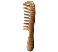 Wide Tooth Wooden Comb,Walnut Wood Hair Detangler Combs - Curly Hair Comb, Scalp Massager, Women Hair Styling Tools for All Hair Types