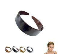 Wide Tortoise Shell Headband with Teeth, Thick Tortoise Shell Headband for Women, 1.5in No Slip Wide Retro Plastic Headbands for Girls, No Headache Durable for Women Vintage Style (C)