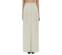 Wide Trousers - female - Max Mara - Wide Trousers - Beige - M - Trousers M