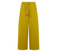 Wide Trousers - female - Max Mara - Wide Trousers - Yellow - XS - Trousers XS