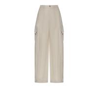 Wide Trousers - female - PINKO - Wide Trousers - Beige - XS - Trousers XS