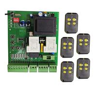 Wide use Sliding gate Opener Motor Control Unit PCB Controller Circuit Board Electronic Card Plate AC Card Universal Version(1 Board with 5 Key)