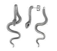 Wide Uses Snake Earrings - Retro Vintage Goth Snakes Stud Jewelry, Creative Design Stylish Accessory Lightweight Durable Fashion Piece | Women Year Of Snake Halloween Costume Gift Gothic Outfit Usage