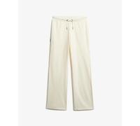 Wide velvet women's joggers Superdry Blanc XL