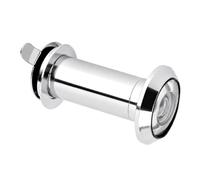 Wide Viewing Peephole, 220 Degree Wide Viewing Angle Door Viewer with Heavy Duty Privacy Cover Anti-Theft Door Cat Eye Silver, Door Viewers