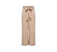 Wide Viscose Trousers - female - ONLY - Wide Trousers - Beige - XS - Trousers XS