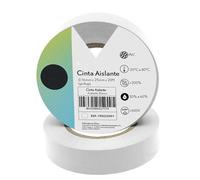Wide White PVC Insulating Tape Perfect for Electricians Flexible and Durable, Measuring 25mm Wide and 20m Long, Ideal for Insulating, bonding and Protecting Wires.