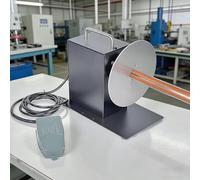Wide-width Materials Rewinder, Adjustable Speed 400 RPM, 175mm Diameters, With Foot Switch for Wallpaper and Fabrics 90cm