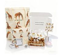 WIDEAL Giraffe Lover Gifts for Women - Tote Bag, Makeup Bag, Eye Sleep Mask Gift Set for Girls - Birthday, Christmas, Thank You Gifts for Mom, Teacher, Friend, Sister, Nurse (Giraffe)