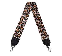 Wideasale Gingerbread Man Snowman Christmas Crossbody Strap for Purses, Women's Replaceable Adjustable Xmas Handbag Straps, Wide 1.96 Inch