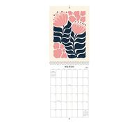 Widely Use Artistic Calendar - Decorative Wall Planner, Creative Art Chart | Aesthetic Monthly Calendar For Living Room, Home Office Decoration, School Wall, Organisa