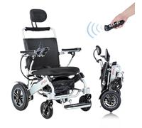 Widen Electric Wheelchairs for Adults Lightweight Foldable with Bag, 20 Miles 500W Intelligent Power Motorized Wheelchairs for Seniors, Portable Folding All Terrain 320 Lbs