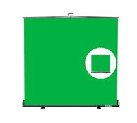 【Wider Style】 RAUBAY 78.7 x 82.7in Large Collapsible Green Screen Backdrop Portable Retractable Chroma Key Panel Photo Background with Stand for Video Conference, Photographic Studio, Streaming