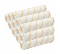 Wideskall Reuseable Paint Roller Cover 9" x 3/8" inch Nap Washable PVC Plastic Core (Pack of 12)