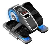 WIDESPREAD NUTRITION Under Desk Elliptical - Portable Leg Exerciser for Seniors, Compact Seated Elliptical with Remote Control, LCD Display Electric Elliptical Trainers for Home