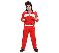 Widman 80's Red Tracksuit - Adult Fancy Dress Costume - Large - 42-44