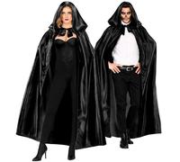 WIDMANN 00099 Cape with Hood 145 cm Black