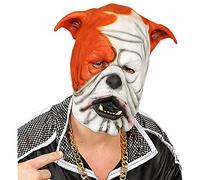 Widmann 00972 - Bulldog Full Head Mask, Skull, Halloween, Carnival, Theme Party
