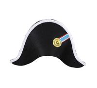 Widmann 01126 Hat Napoleon (Costume Male/Female), Black