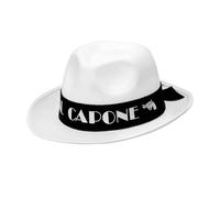 Widmann 01885 Al Capone Felt Hat Unisex - Adult, White, One Size