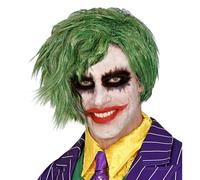 Widmann 01989 - Horror Clown Wig in Box, Joker, Theme Party, Halloween