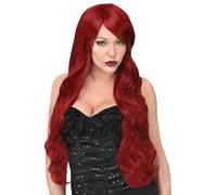 Widmann 02117 Kayla Cosplay Dream Hair Wig for Women Bordeaux Red