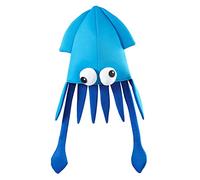 WIDMANN 02126 - Unisex Adult Giant Squid Hat, Fish, Carnival, Theme Parties, One Size, Light Blue Color