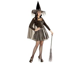 Widmann 02352 Adult Witch Costume ? Top, Skirt, Cape and Hat ? Size M
