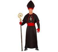 Widmann 02630 02639 Bishop Costume, Black, XXL