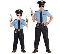 Widmann 04024 - Children's Policeman Costume, Blue, 104 cm / 2-3 Years