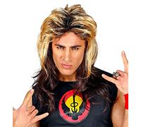 Widmann 04436 80s Rocker Wig, Men, Blonde/Brown, One Size