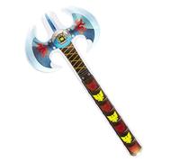 WIDMANN 04826 - Double Ax Inflatable Adult Unisex, Vikings, Middle Ages, Knights, Carnival, Theme Parties, 70 Cm