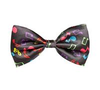 Widmann 05736 Farfallino Note Musicali Bow Tie, Cartoon, Multi-Coloured, Taglia unica