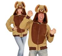 Widmann 07004 ? Adult Fancy Dress Costume Dog Hoodie ? Brown
