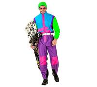 W WIDMANN MILANO Party Fashion - Snowboarder Costume Unisex Adult, 80s, 90s, Après-Ski Party, Skiers, Carnival, Theme Parties
