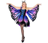 Widmann 07592 Costume Butterfly, Blue, M