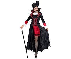 Widmann 07993 Women's Vampire Lady Costume, Black/Red, L