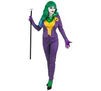 W WIDMANN MILANO Party Fashion - Evil Clown Costume for Women, Clown, Circus, Jester, Joker, Horror, Psycho, Halloween, Carnival, Theme Parties