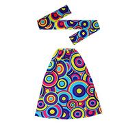 Widmann 09286 70s Accessory Set for Women Multi-Coloured