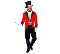 Widmann 09554 Circus Director Costume for Men Black/Red XL