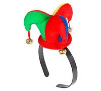 Widmann 09565 Women's Mini Jester Hat, Multi-Colour, One Size