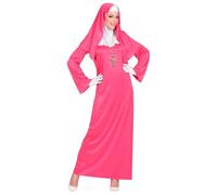 WIDMANN 09954 Women's Costume Nun Pink