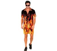 Widmann 10003 Hawaii Outfit, Multicolor, XXL